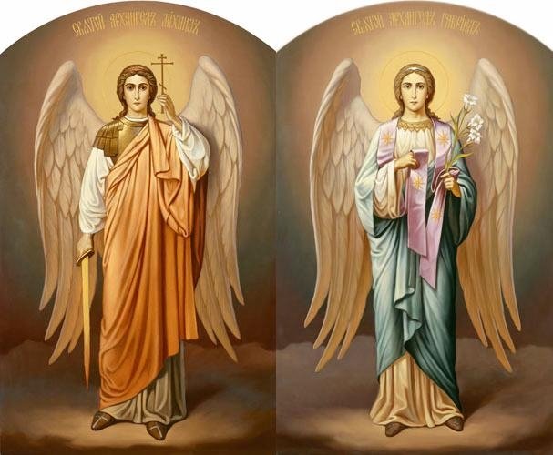 Sfântul Mihail - protectorul armatei. Sfântul Gavriil - ocrotitorul fecioarelor