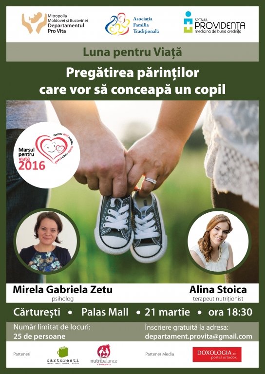  „Pregătirea părinților care vor să conceapă un copil”
