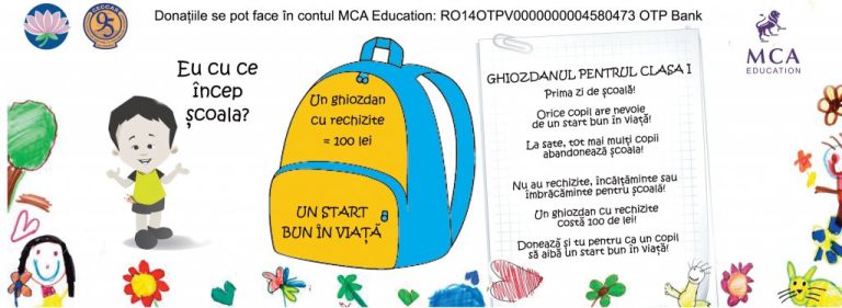 Donaţi pentru ca elevii din Popeşti să aibă un start bun în viaţă!