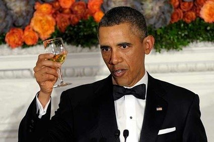 Obama şi-a încercat talentul satiric în înalta societate