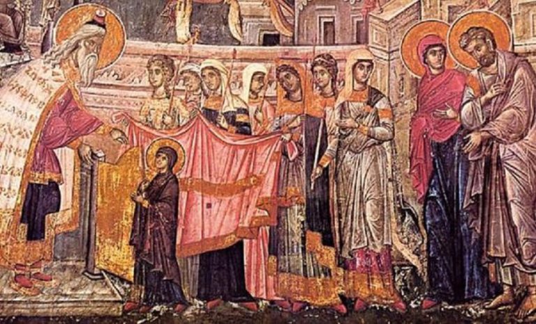 Sărbătoare mare în calendarul ortodox, astăzi: Intrarea Maicii Domnului în biserică, cu prima dezlegare la pește din Postul Crăciunului