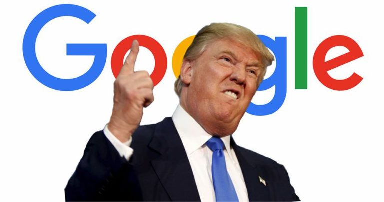 Trump ameninţă să dea Google în judecată dacă ajunge preşedinte, pe care-l acuză de favorizarea lui Harris la căutări
