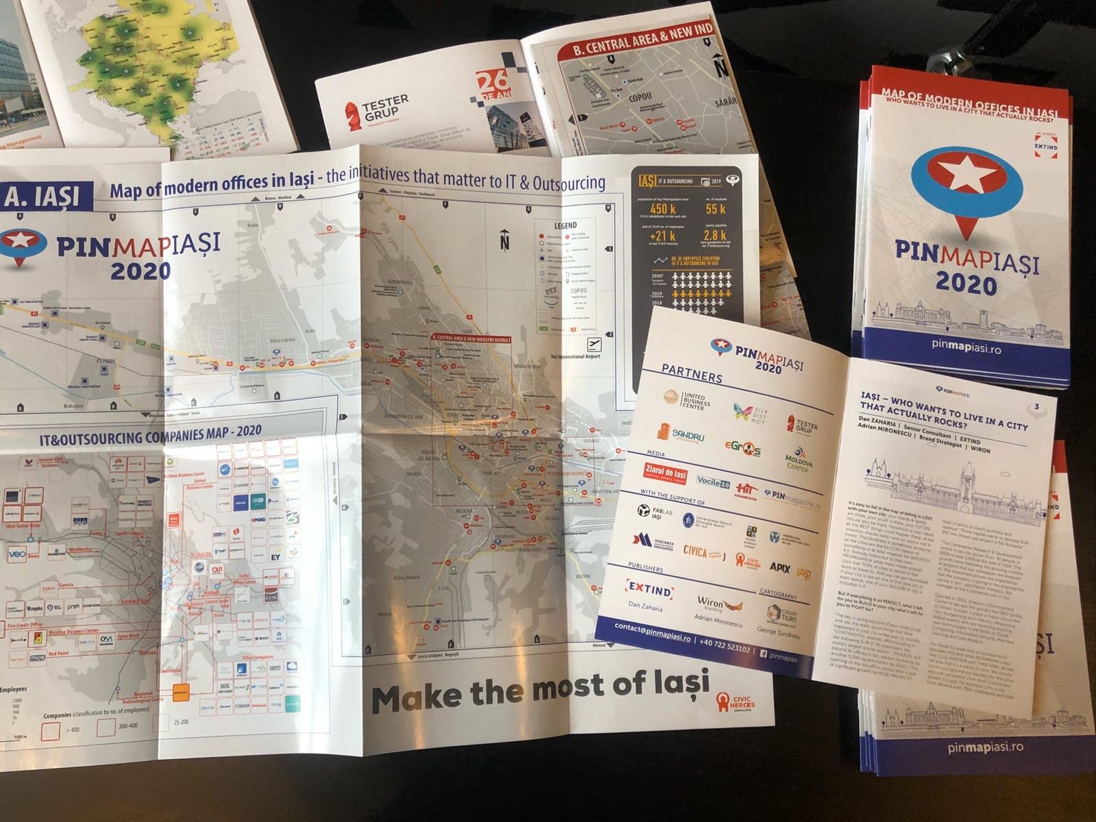  A fost lansată a doua ediţie a hărţii birourilor moderne din Iaşi