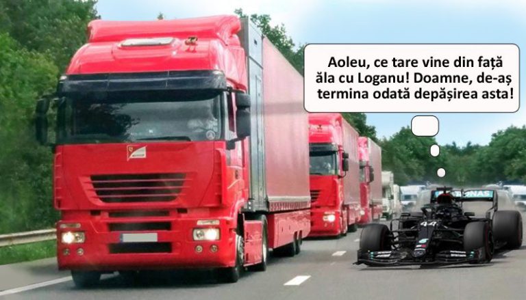 Ca să redevină interesante, la cursele de formula 1 vor fi băgate mașini care merg pe celălalt sens. Și coloane de tiruri.