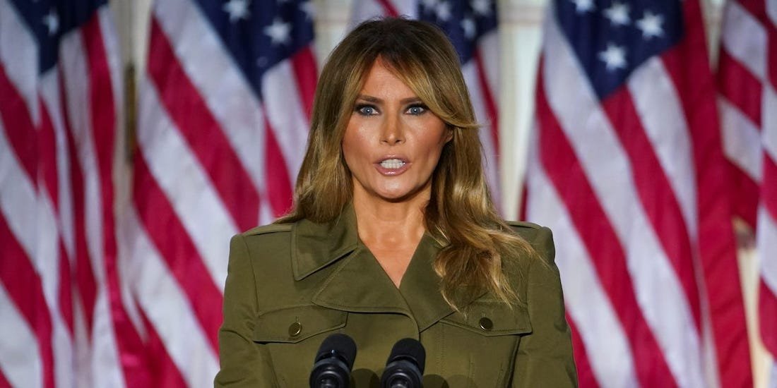 Melania Trump, aclamată în Ucraina după „virajul” politic al soțului față de Rusia