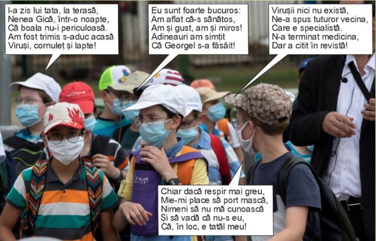 Economie cu hârtie: în loc de var, pe pereţii şcolilor s-au pus afişe anti-Covid!