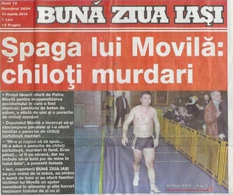  Presa naţională acuză blatul lui Petru Movilă cu BZI