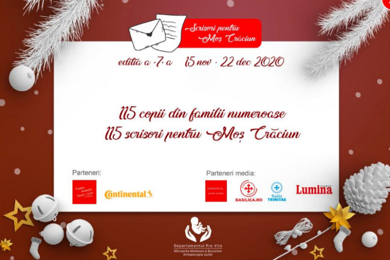Campania „Scrisori pentru Moş Crăciun“. Ajutoare pentru familiile cu peste 7 copii