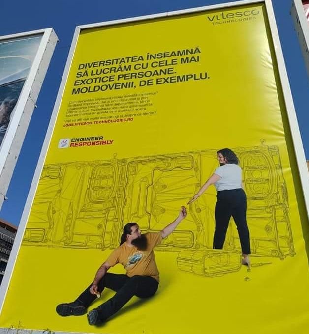O reclamă din Timişoara despre moldoveni a aprins spiritele. „Mitocănie” sau „umor pentru oamenii inteligenţi”?