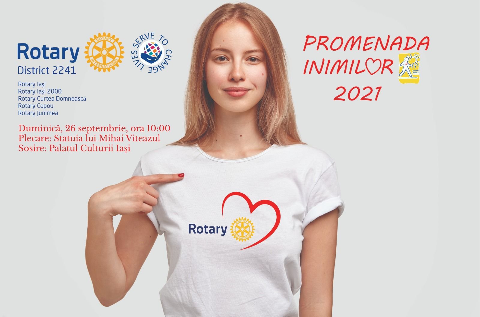  „Promenada Inimilor“, din Copou în Centru, în acest weekend