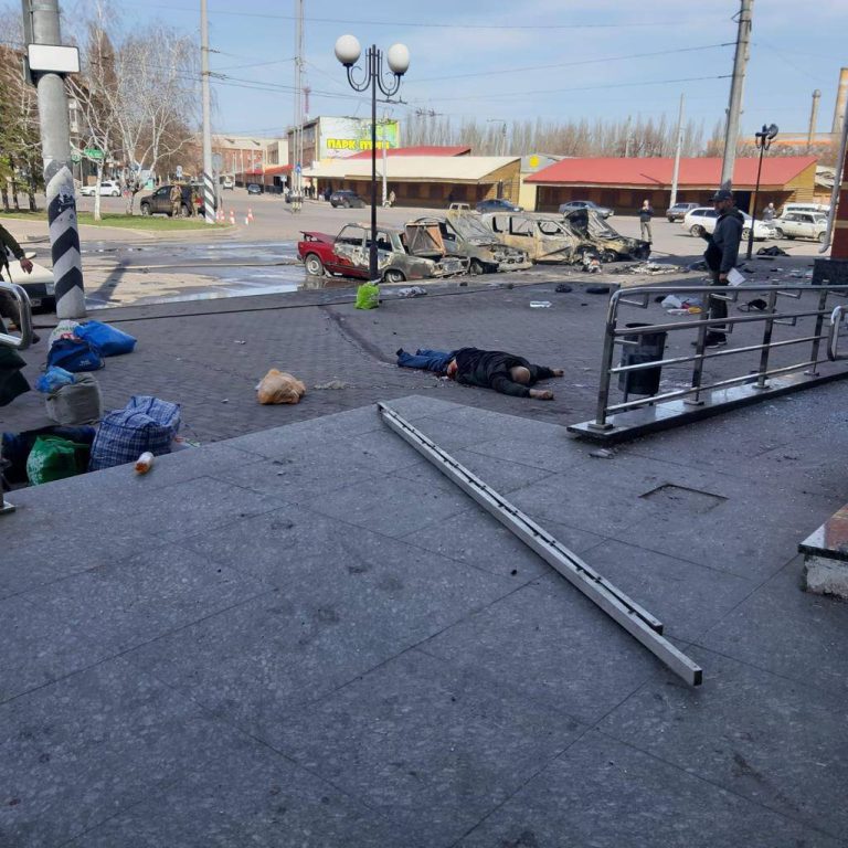 VIDEO: Imagini din gara Kramatorsk după ce a fost lovită de rachetele rușilor