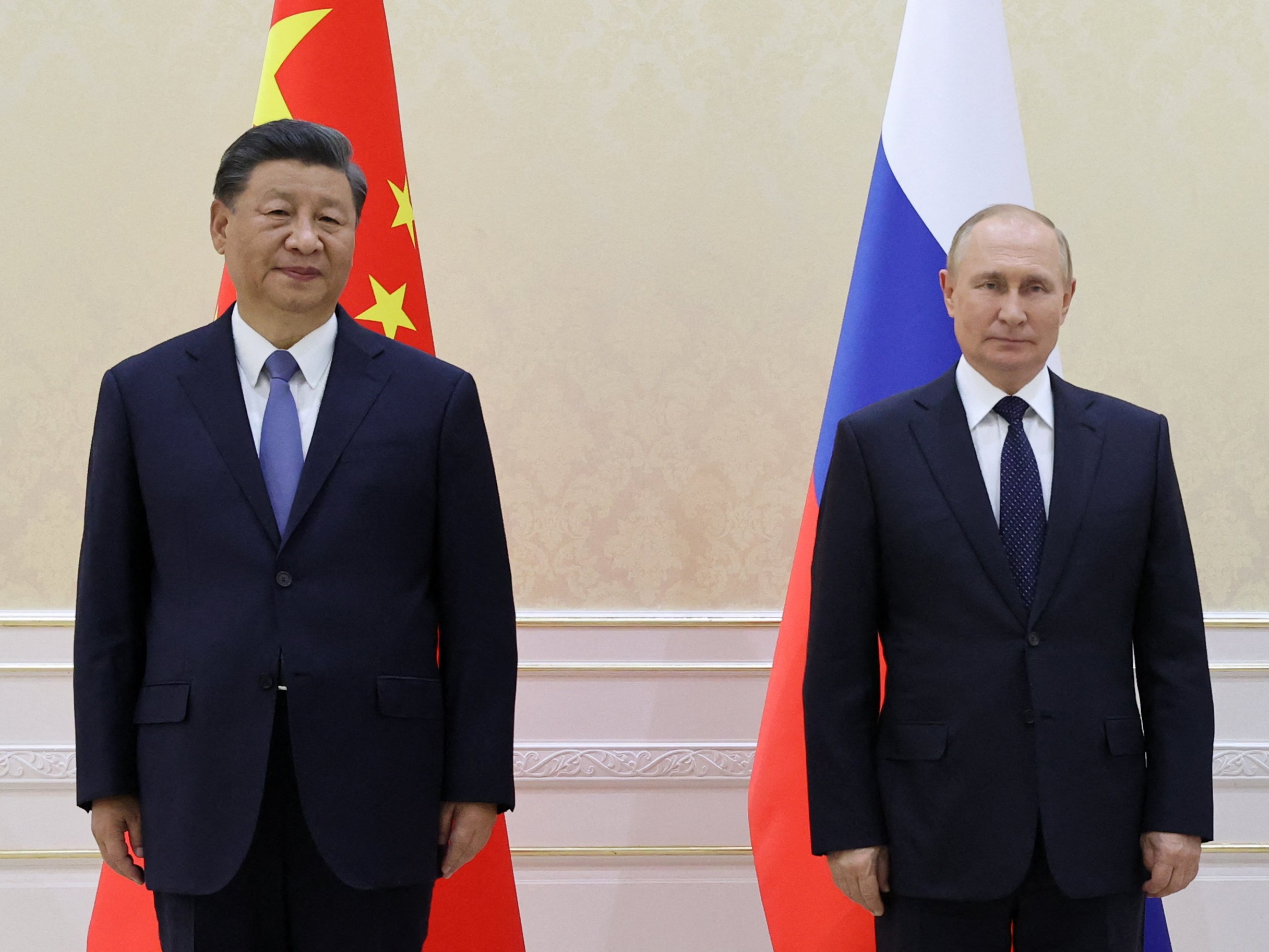 Președintele Chinei, Xi Jinping, a ajuns la Kremlin pentru o rundă de discuții cu Vladimir Putin