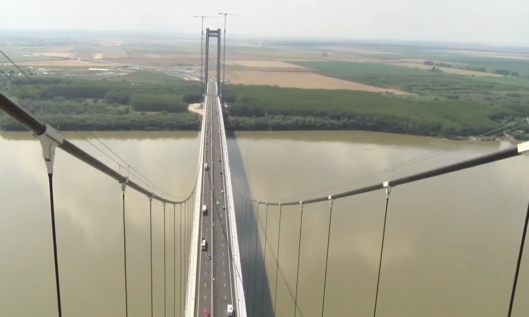  Atenție șoferi – Noi probleme tehnice depistate la Podul suspendat de la Brăila