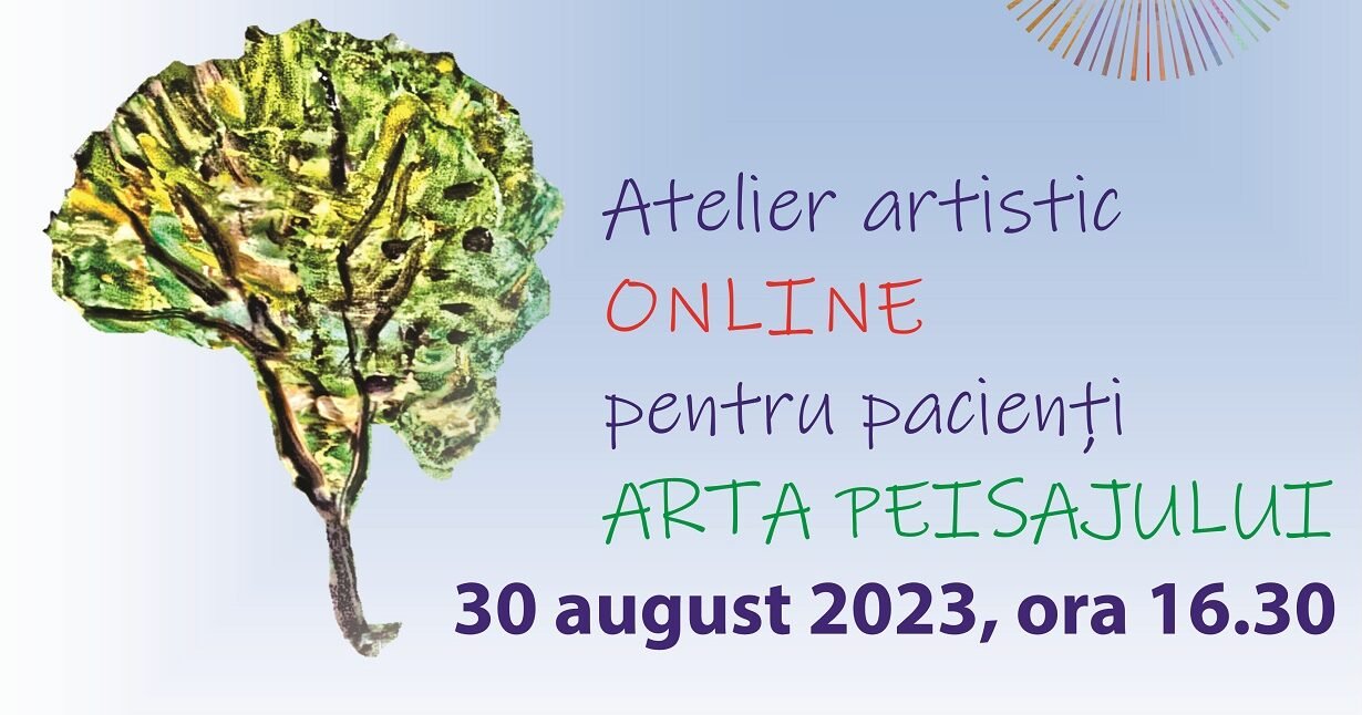  Atelier artistic online pentru persoanele cu afecțiuni oncologice