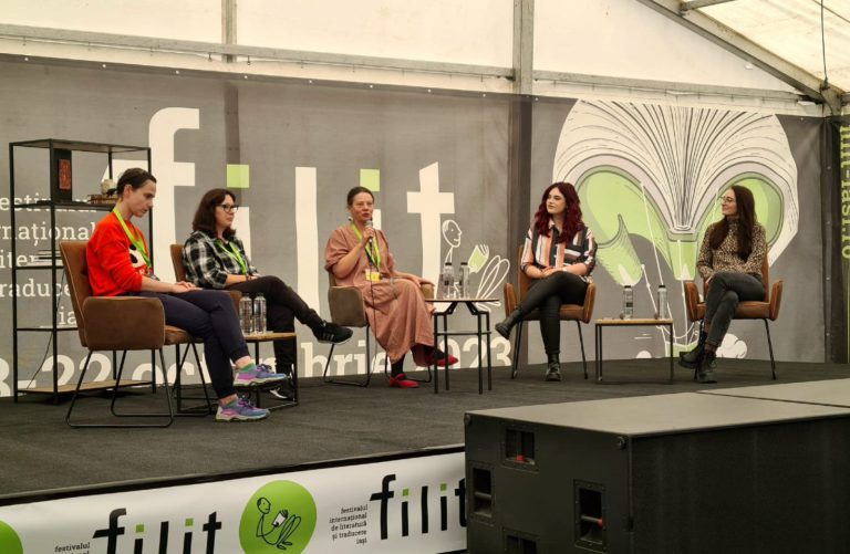 FILIT -Întâi cartea şi apoi filmul, sau invers? Citim cartea direct în engleză, sau tradusă? O incitantă dezbatere cu cinci nume grele
