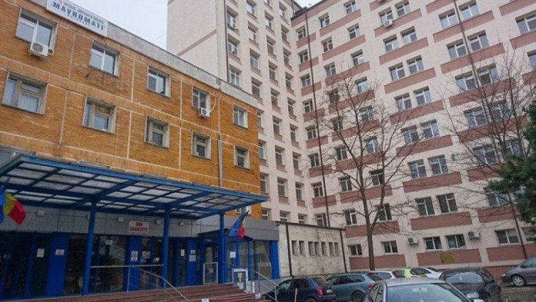 Incident grav de muncă la Spitalul de urgență din Botoșani. Un muncitor s-a împiedicat de o funie și a căzut de la înălțime, direct pe beton