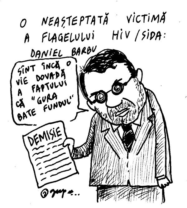 Demisia Ministrului Culturii, Daniel Barbu