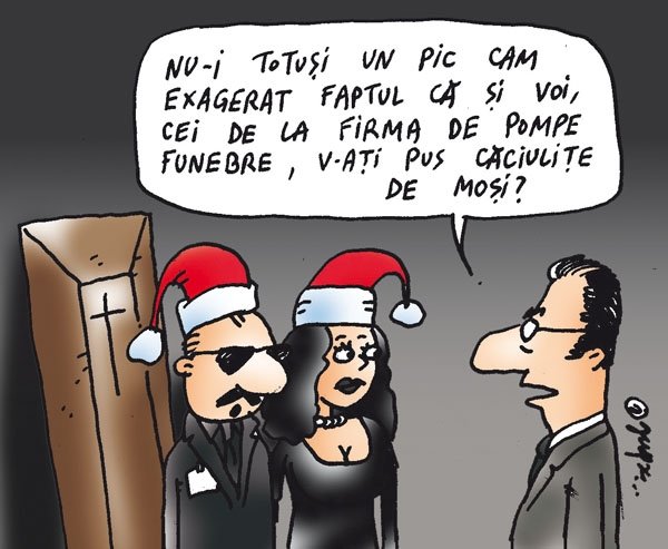 Caciulite de Mos Craciun peste tot
