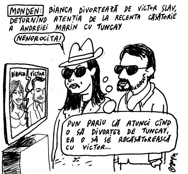 Ghinion: divorteaza Bianca fix dupa ce s-a maritat Andreea