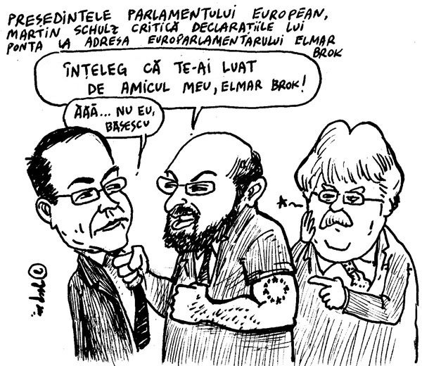 Schulz se ia de Ponta fiindca, la rindul lui, s-a luat de Elmar Brok
