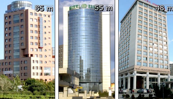  Topul celor mai înalte trei clădiri din Iaşi