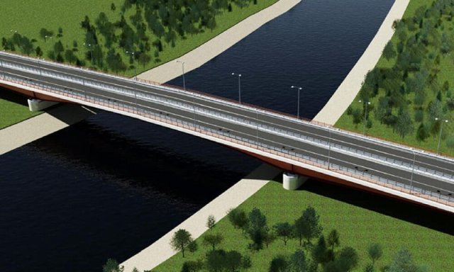 A fost emisă autorizaţia de construire pentru podul de la Ungheni peste râul Prut din cadrul A8