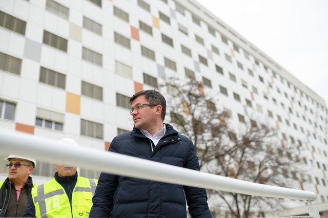 80% stadiul de realizare a Unității de Primiri Urgențe a Spitalului de Copii „Sf. Maria” (P)