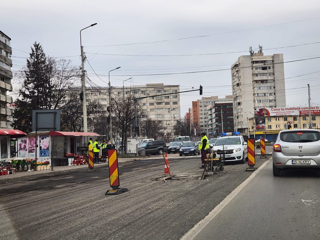  ATENȚIE ȘOFERI! Se lucrează între Podu Roș și Cotnari