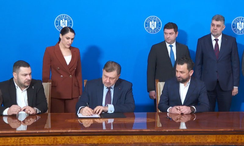  VIDEO A fost semnat primul contract de lucrări pentru Spitalul Regional de Urgență Iași. Săpăturile încep în primăvară