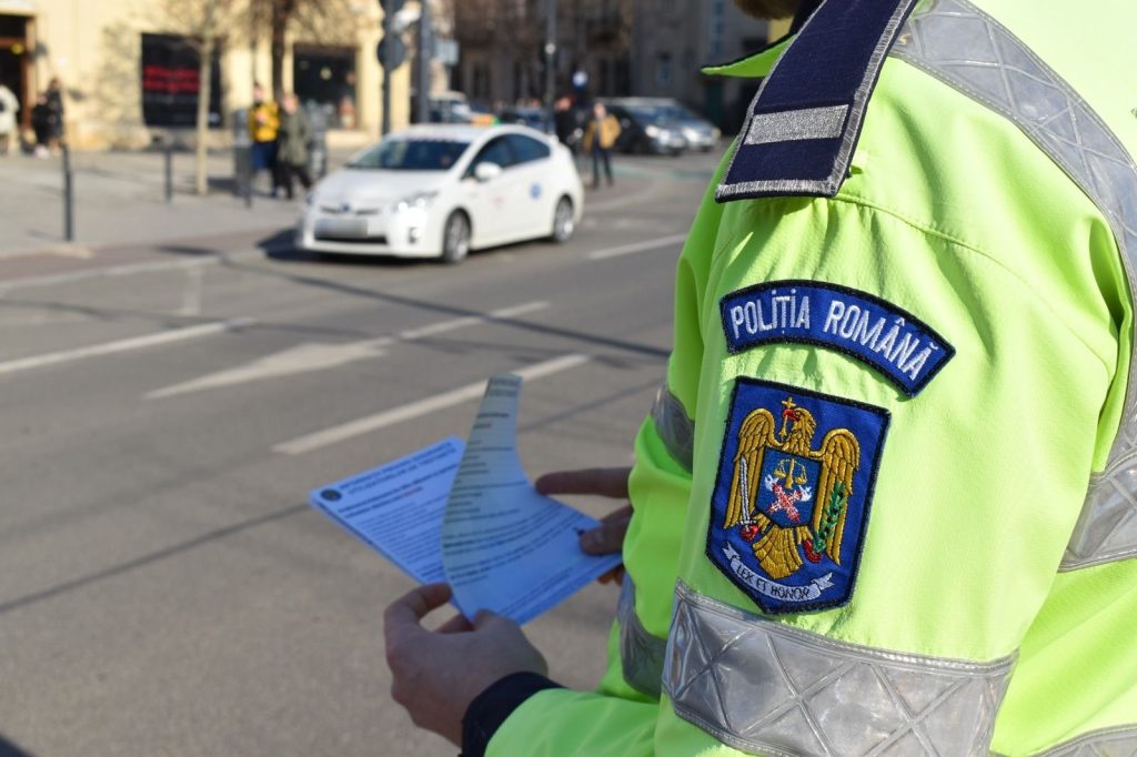  27 de permise suspendate şi 190 de amenzi, în Iaşi, la o singură razie a Rutierei