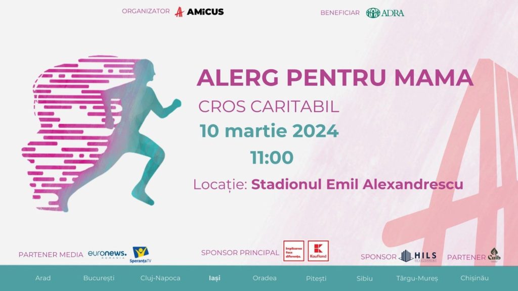 „Alerg pentru mama”. Poți intra în cursă chiar astăzi, în Copou! Vor fi patru trasee