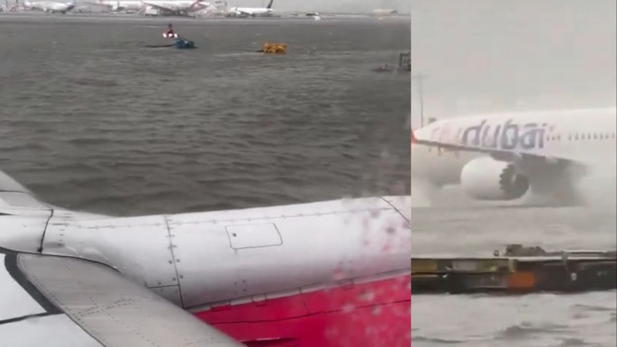 Aeroportul din Dubai a deviat zborurile din cauza furtunii care a transformat pistele într-un adevărat lac