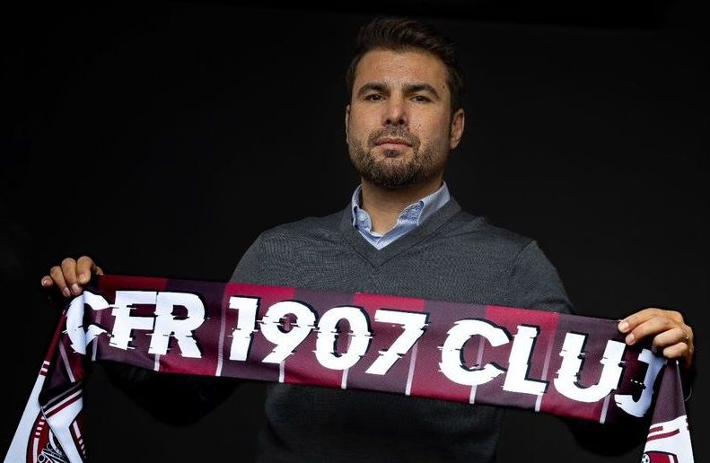  Adrian Mutu nu mai este antrenorul echipei CFR Cluj. Fostul internaţional a demisionat