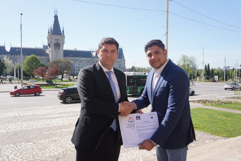 Partida Romilor Pro Europa Iași susține candidații social-democrați la alegerile din 9 iunie (P)