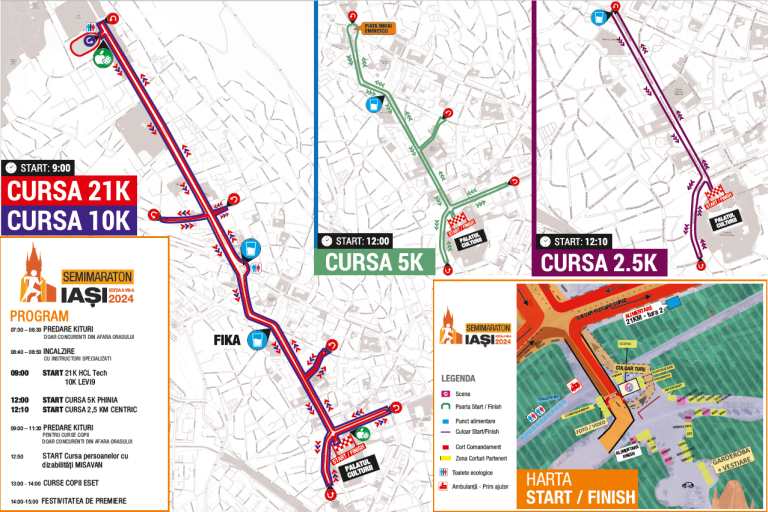 3 zile până la Semimaraton Iași 2024