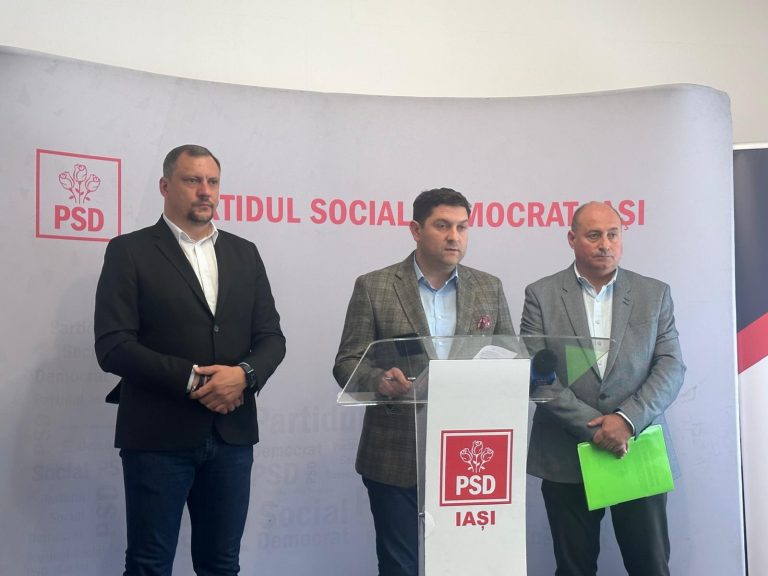 Conferință de presă a PSD Iași: „Ne batem umăr la umăr cu PNL pentru primul loc”