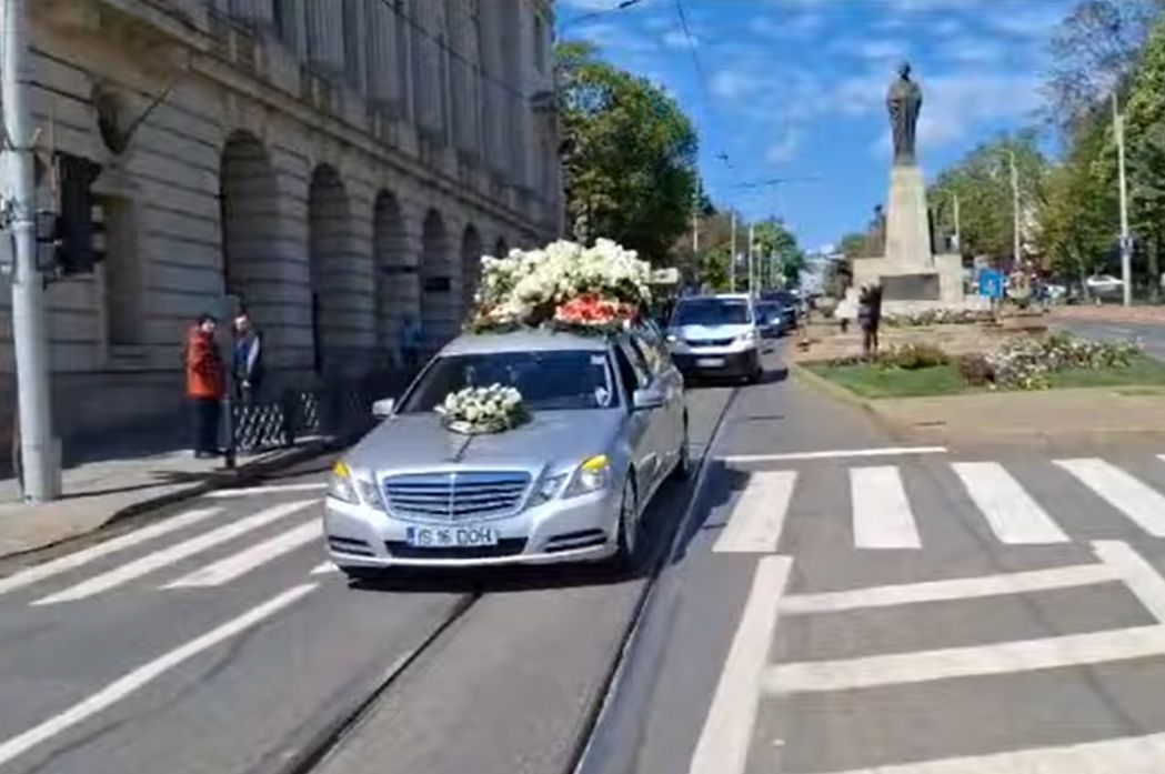 Cortegiul interlopului Costel Corduneanu a străbătut orașul sub privirile îngrijorate ale polițiștilor rutieri