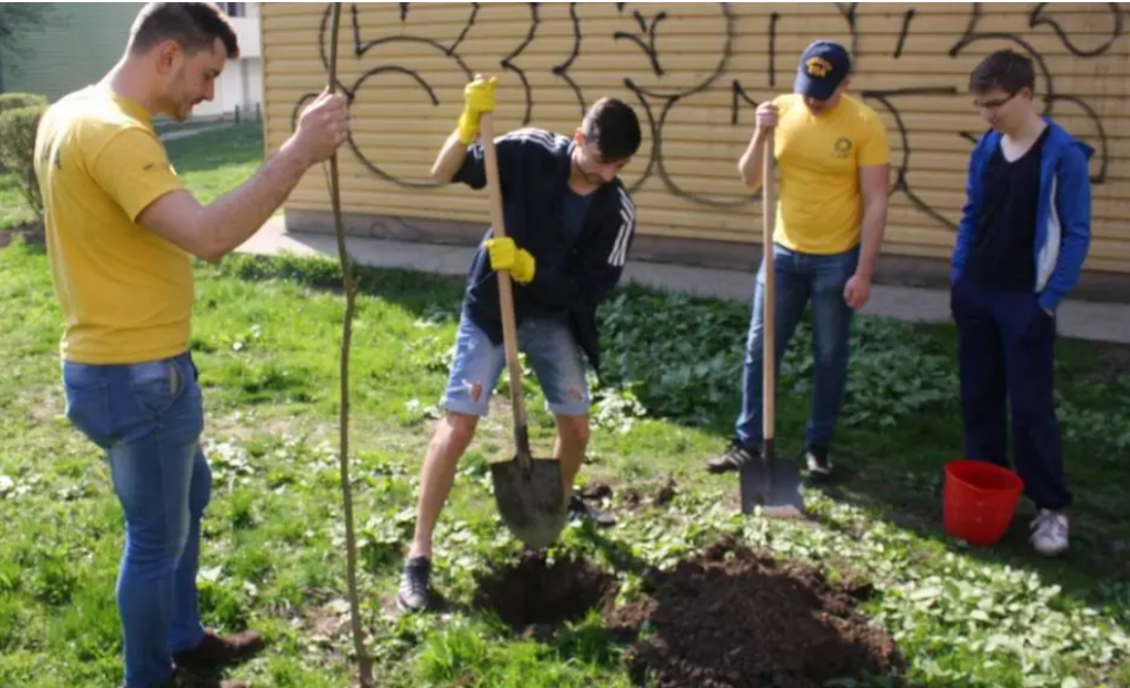 Studenții, profesorii și personalul administrativ al TUIASI vor planta 150 de arbori în Campusul „Tudor Vladimirescu”