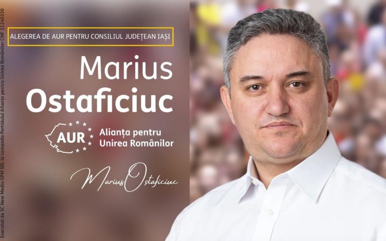 Marius Ostaficiuc, candidatul AUR la CJ Iași: ”Sănătatea ieșenilor este prioritară. Programul AUR cuprinde centre de imagistică în toate orașele din județ” (P)