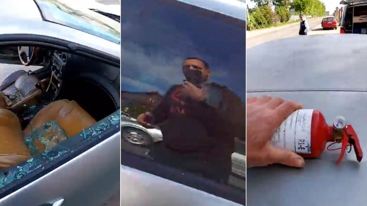  Un bărbat şi-a distrus maşina după ce îi fusese reţinut certificatul de înmatriculare