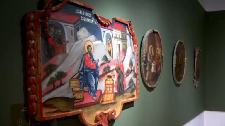 O icoană de 300 de ani dispărută în mod misterios în perioada comunismului a fost înapoiată mănăstirii Cernica