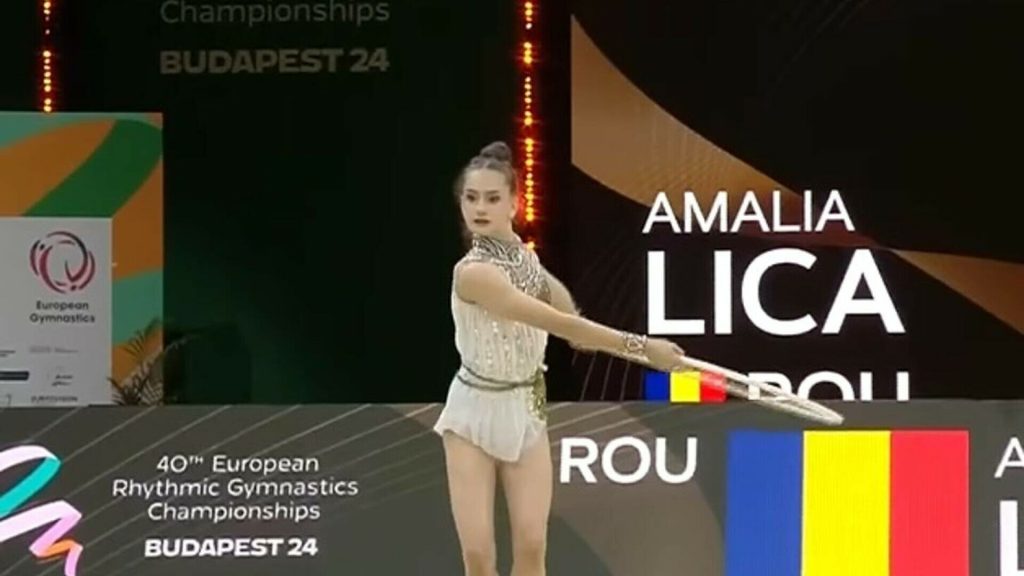 VIDEO Fenomenala Amalia Lică – Trei medalii de aur la CE de Gimnastică ritmică pentru junioare de la Budapesta