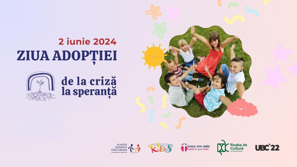 Copiii adoptați vor petrece Ziua Națională a Adopției în comunitate: duminică, 2 iunie, în Parcul Expoziției