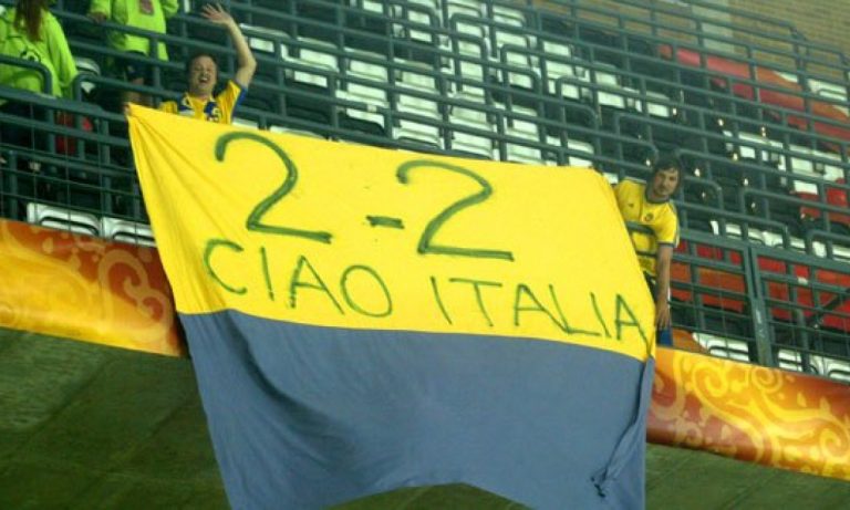 Amintiri de prin Scandinavia: O omenie între nordici a eliminat Italia la Euro 2004