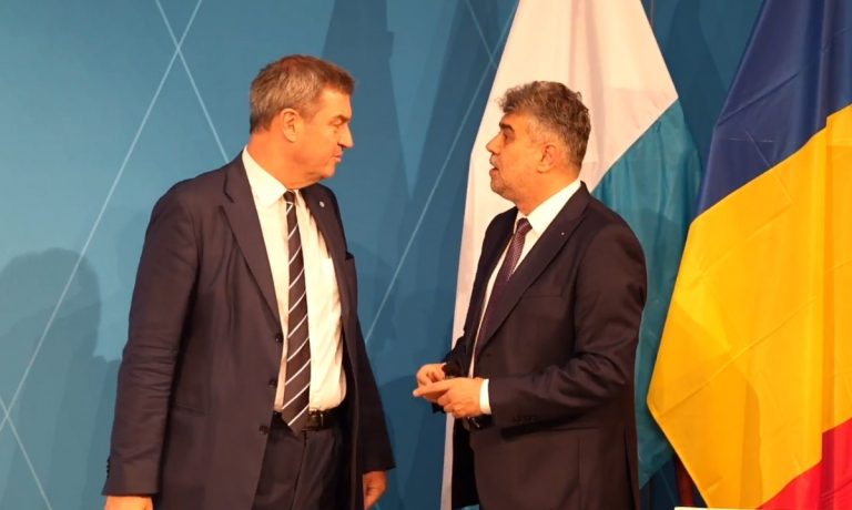 Ciolacu l-a invitat pe premierul Bavariei să viziteze Castelul lui Dracula: Indiferent de cât de mult usturoi o să mâncăm, să nu mergem într-o noapte cu lună plină
