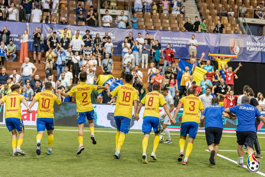  România s-a calificat în finala Campionatului European de minifotbal