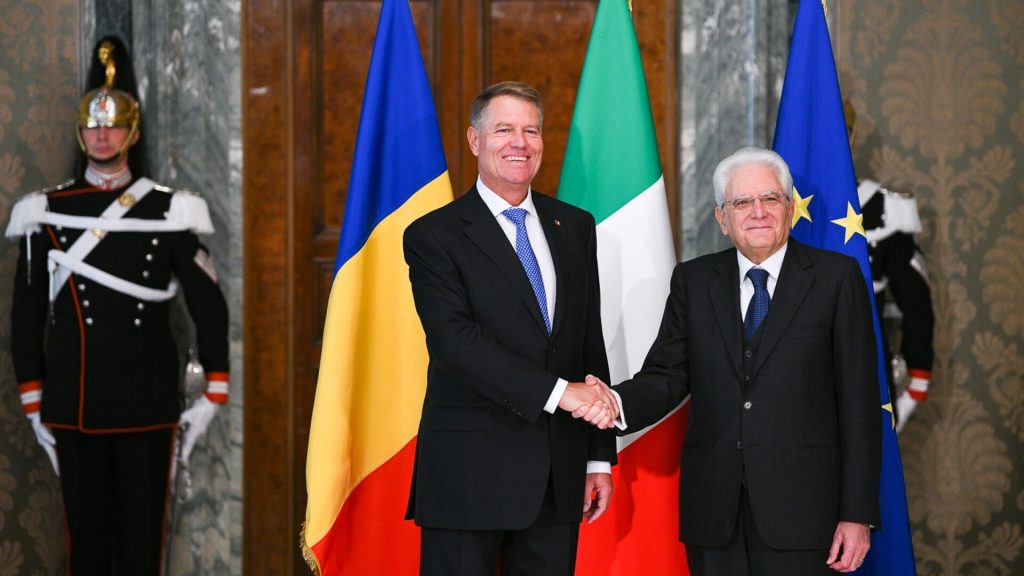 Preşedintele Italiei vine în România. Sergio Mattarella va fi primit de Klaus Iohannis şi Marcel Ciolacu
