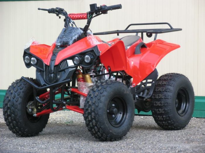 Accident şocant cu un ATV condus de un copil de 9 ani