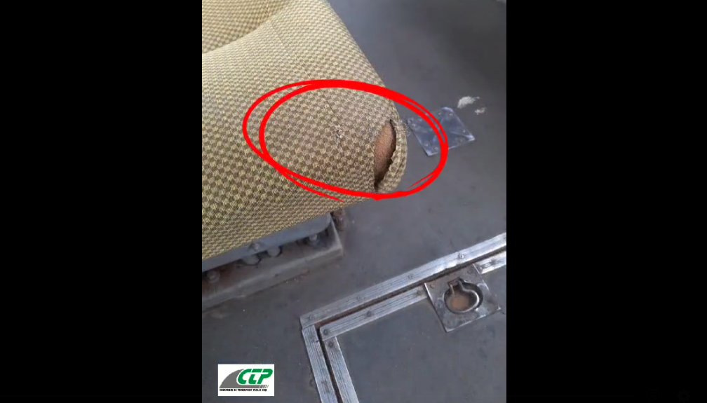 VIDEO Vandalism în creștere în mijloacele de transport CTP. Peste 100 de scaune sunt distruse lunar de călători nesimțiți