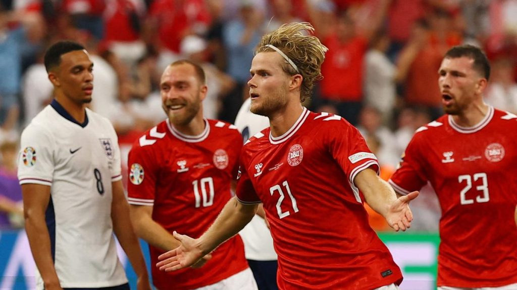  Un meci ca  un ceai englezesc.  Grupa C, Frankfurt: Danemarca-Anglia 1-1 (1-1)